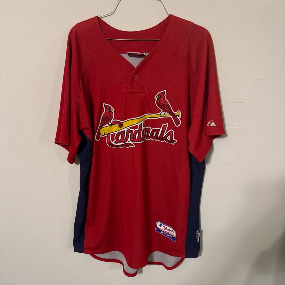 Majestic Scott Rolen #27 Baseball Jersey Size Men's XL St. Louis Cardinals Red